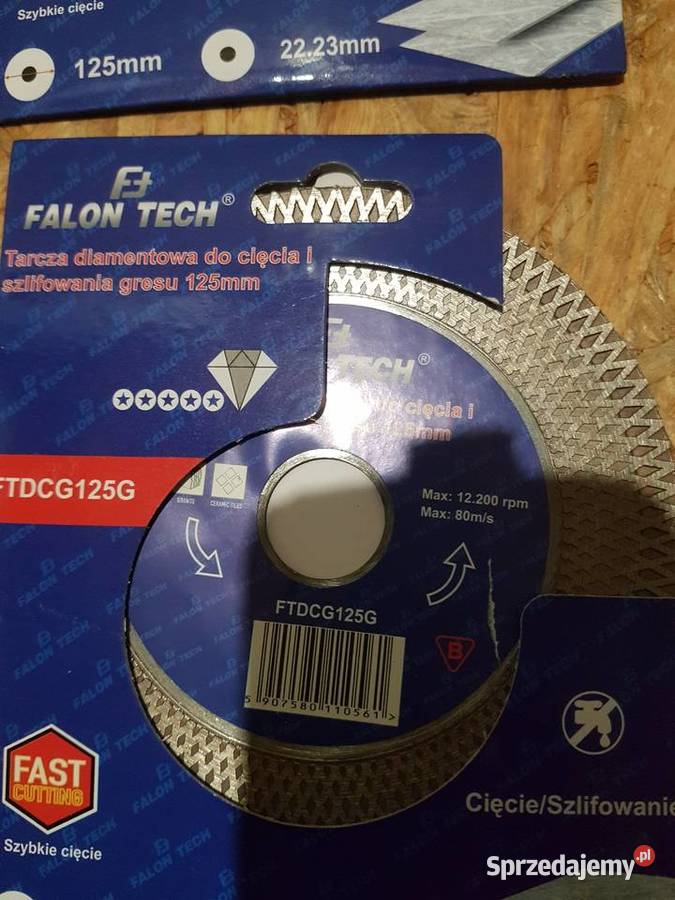 TARCZA DIAMENTOWA DO CIĘCIA I SZLIFOWANIA GRESU