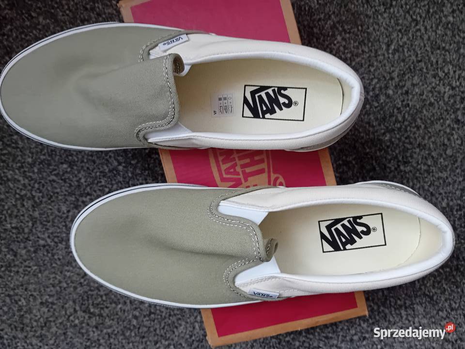 Nowe oryginalne trampki VANS Classic SlipOn Malbork