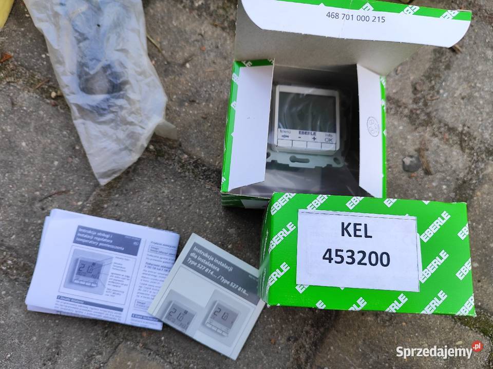 Regulator termostat pokojowy Eberle FITNP Kel Ogrzewanie podłogowe łódzkie