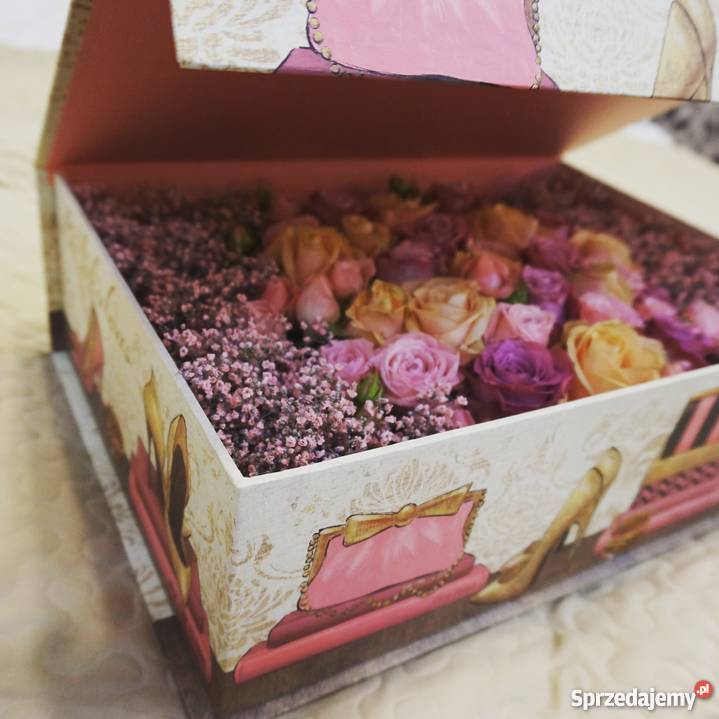 Flower BOX Pudełko z kwiatami Świetny Inne