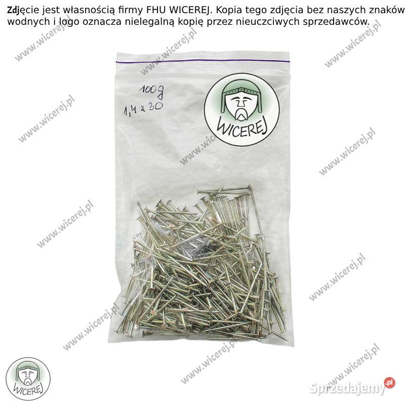 Gwoździe do zbijania ramek 14 x 30mm 100g stal Pszczelarstwo