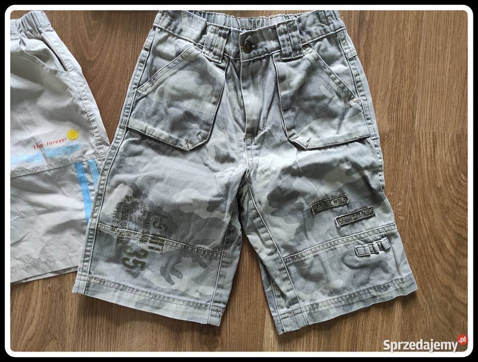 Zestaw paka Spodnie i spodenki chłopiec 122 128 Płock sprzedam