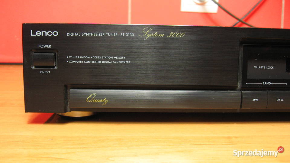 Lenco ST 3130 cyfrowy tuner radiowy z Quartz