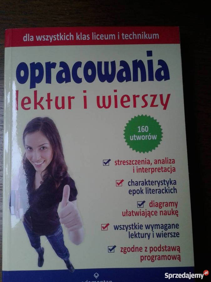 Opracowania lektur i wierszy wszystkich klas język polski Częstochowa