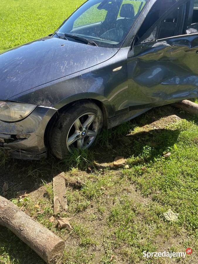 BMW seria 1 uszkodzony światła do jazdy dziennej Raba Wyżna