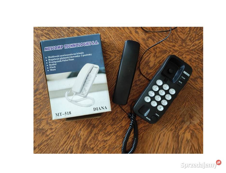 Telefon stacjonarny z słuchawką DIANA dowolny Kielce