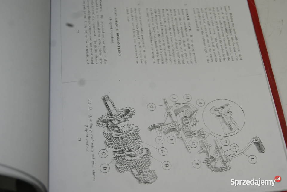 BSA 250 C 11 C10 SV 250 INSTRUKCIA OBSŁUGI BSA Rybnik