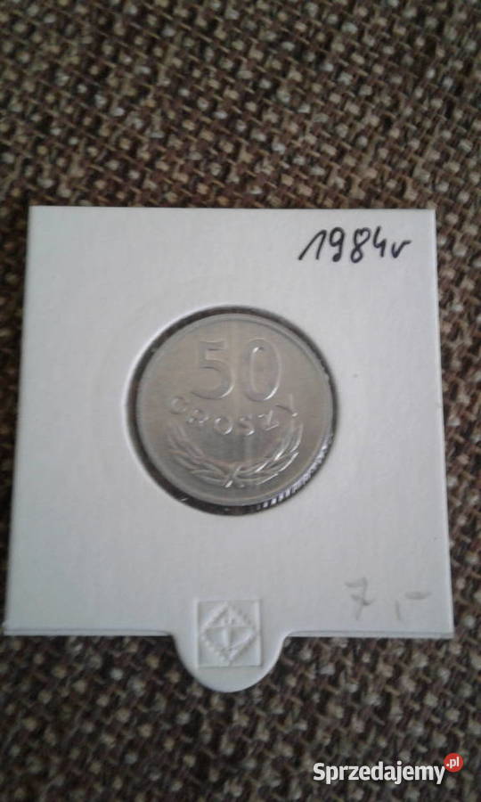 50 groszy 1984 r PRLokoło mennicza Konin