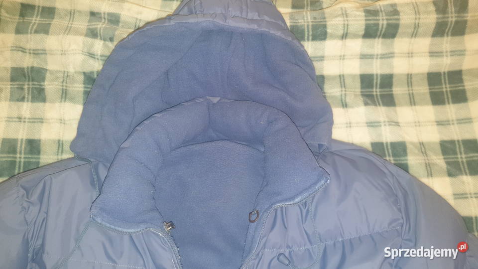 Ciepła kurtka zimowa niebieska Warszawa