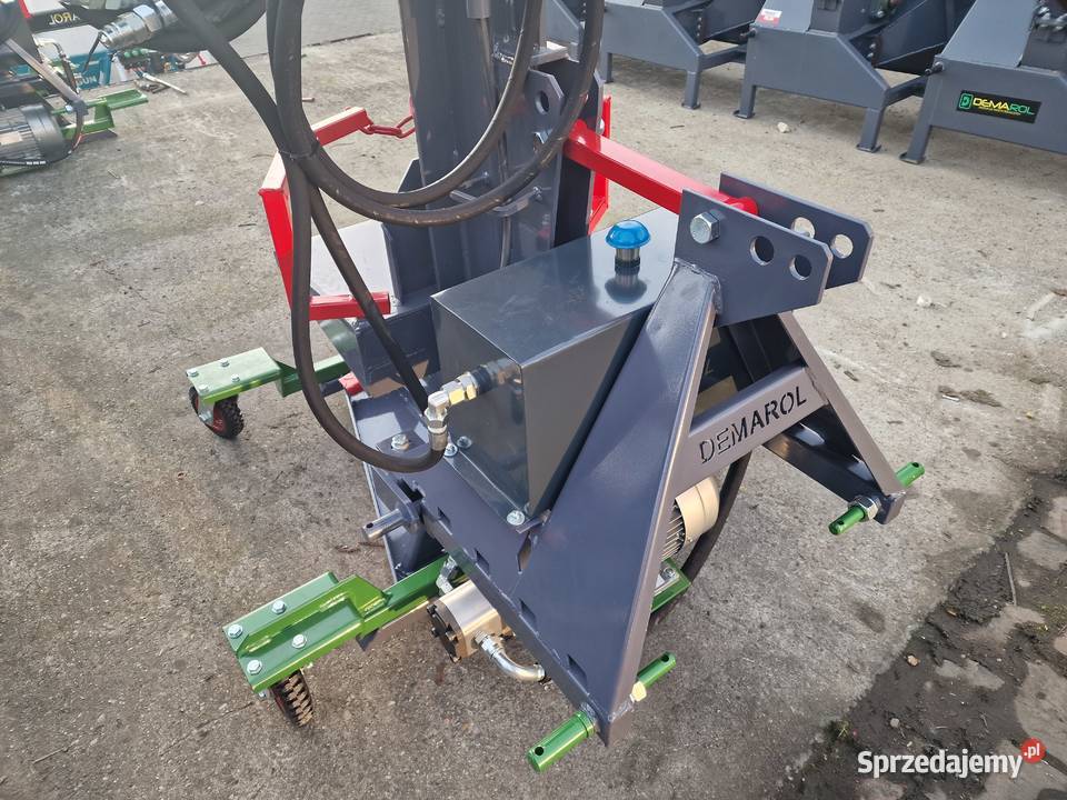 Łuparka do drewna pionowa 20t hydrauliczna napęd