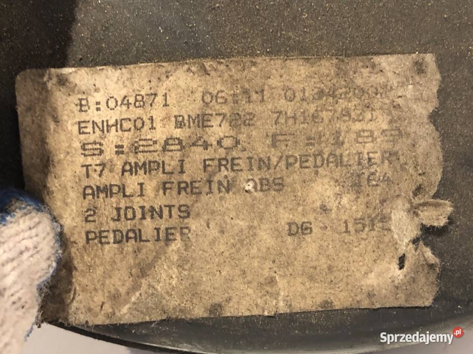 SERWO HAMULCOWE PEUGEOT 308 I 9682516480 Wspomaganie hamulca