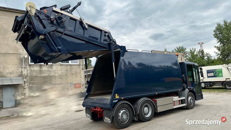 Mercedes Econic śmieciara trzyosiowa NTM 20m3 Śmieciarki Samochody ciężarowe Nowiny