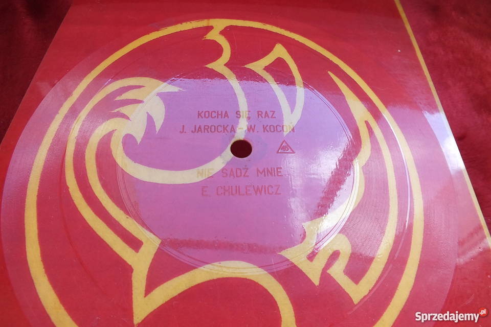 Stara pocztówka dźwiękowa I Jarocka Kocha się Żary sprzedam