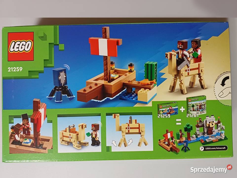 LEGO 21259 Minecraft Rejs statkiem pirackim Pabianice