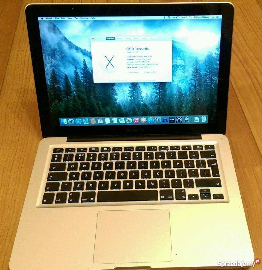 Macbook pro styczeń 2014 25i5 500gb 4gb ddr3 Komputery i Akcesoria mazowieckie Pruszków