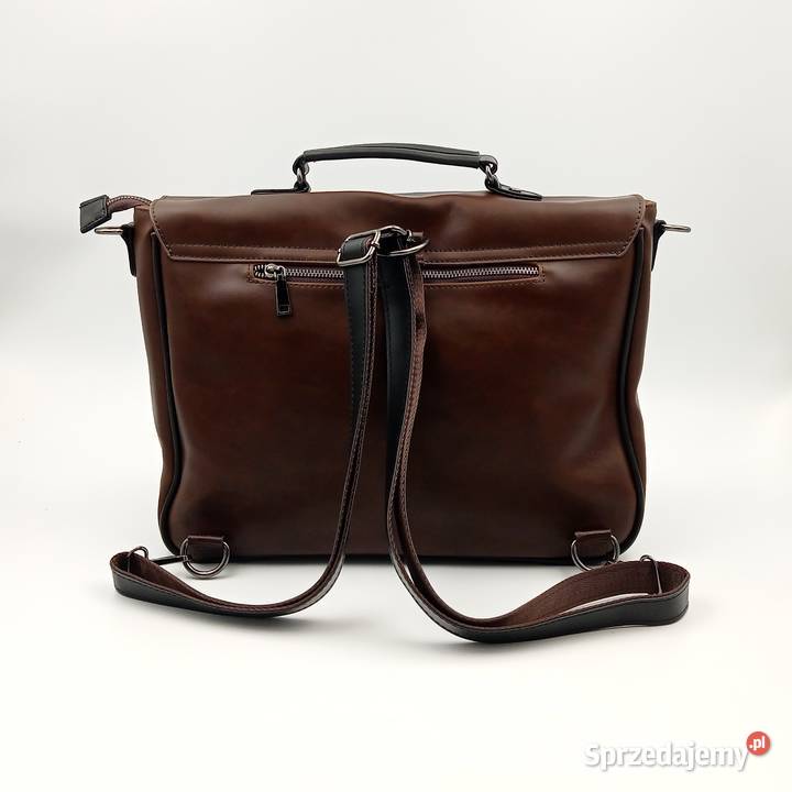 Teczka torba biznesowa skórzana na ramie A śląskie Zawiercie