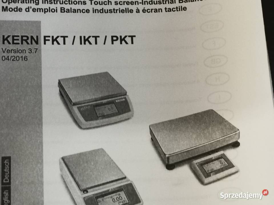 Waga platformowa Kern IKT 30K01 Zakres pomiaru Magazynowanie Wrocław