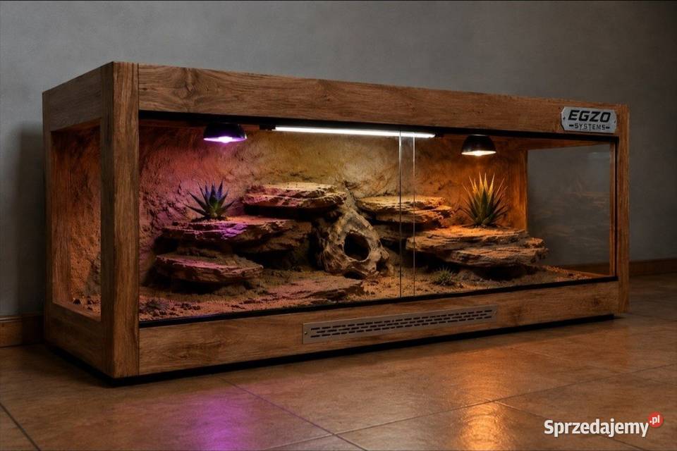 Terrarium profesjonalne gekona lamparciego Grudziądz
