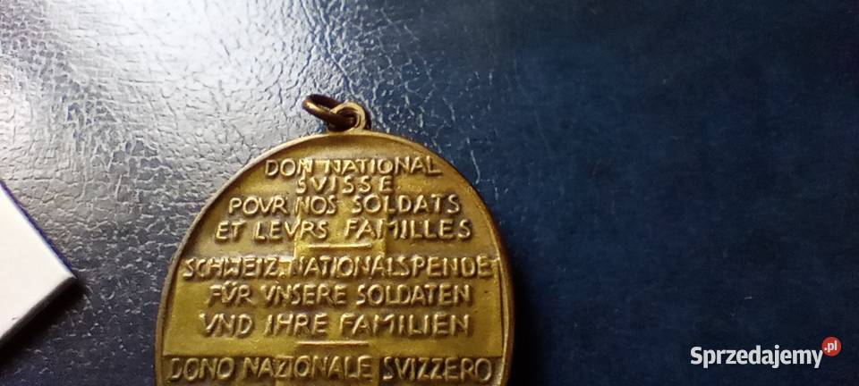 Stare monety Medal Szwajcaria 1918 139 Lesko