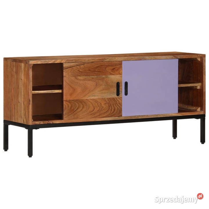 Szafka pod TV miodowy brąz i szary 110x30x50 RTV mazowieckie sprzedam