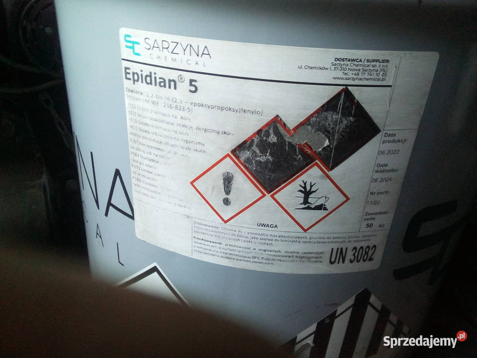 Żywica Epidian 5 50 utwardzacz Z1 Strzegowo