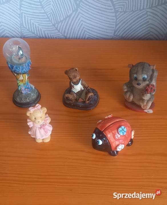 Figurki porcelanowe kolekcja 5 sztuk Małkinia Górna