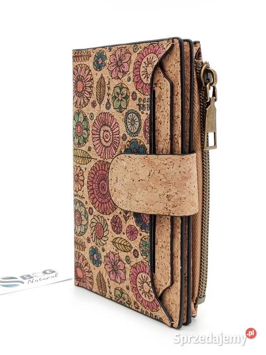 Portfel Wegański Korkowy Ultralekki Na Karty Warszawa sprzedam