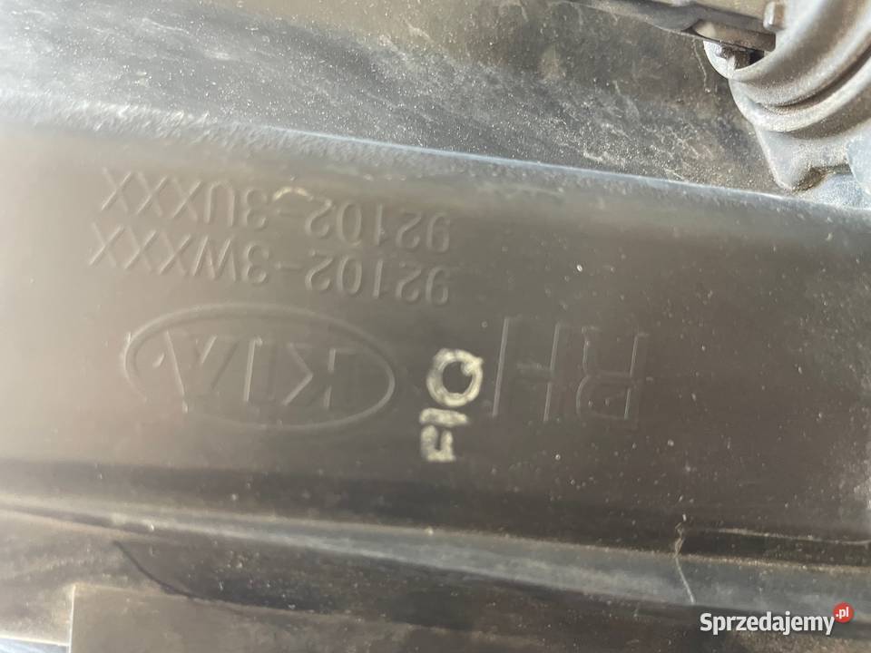 lampa przednia prawa kia sportage 921023wxxx Czarny Dunajec