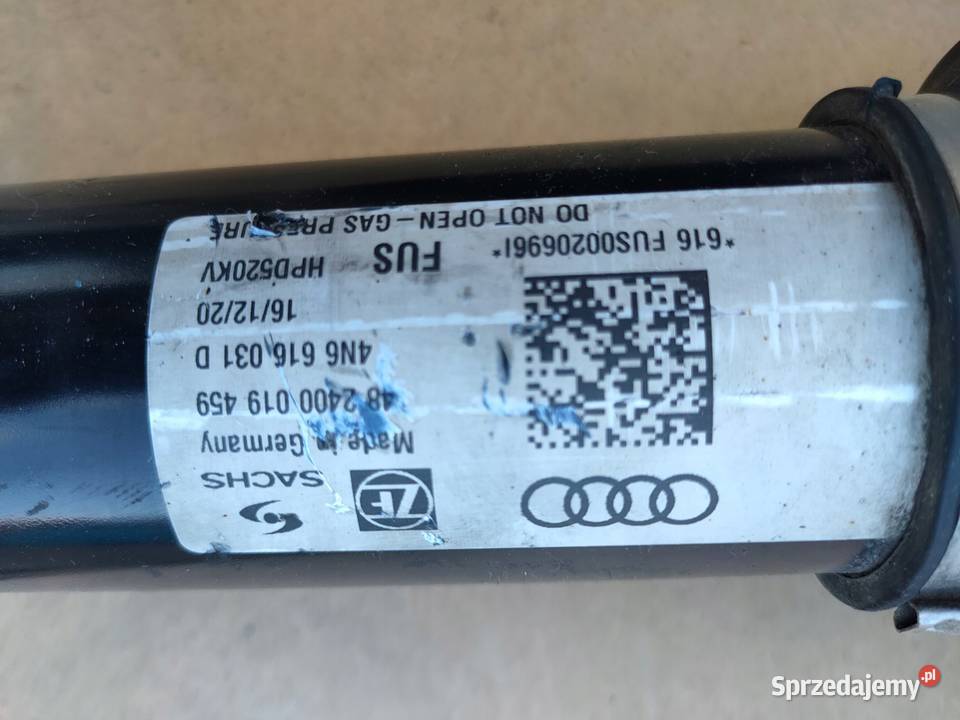 AUDI A8 D5 AMORTYZATOR TYŁ TYLNY 4N6616001C wielkopolskie
