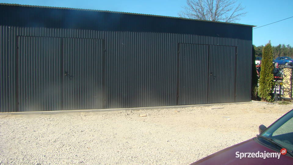 B161 Otwarty Garaż Blaszany Wiata Garażowa Hala Siemiatycze
