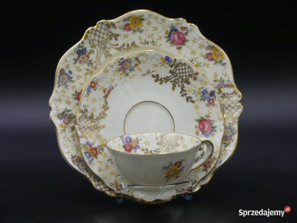 Zjawiskowe trio do mokki Sorau Żary 1928 45 wielkopolskie Poznań