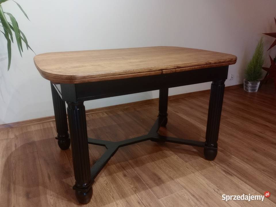 Sprzedam piękny rozkładany stół dębowy z okresu Lusówko