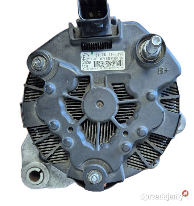 Alternator Man 24V120A Orginał MITSUBISHI ciężarowe Części montażowe wielkopolskie