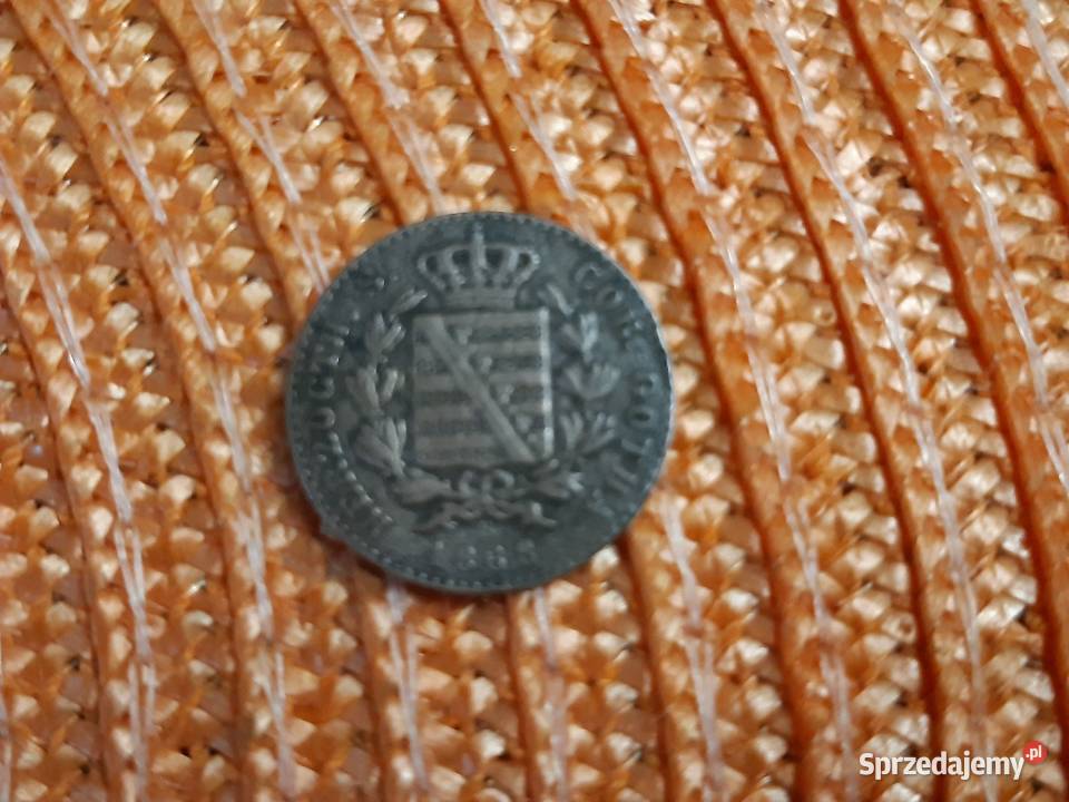 moneta Księstwa SaksoniiCoburg z 1868r podlaskie Łomża sprzedam