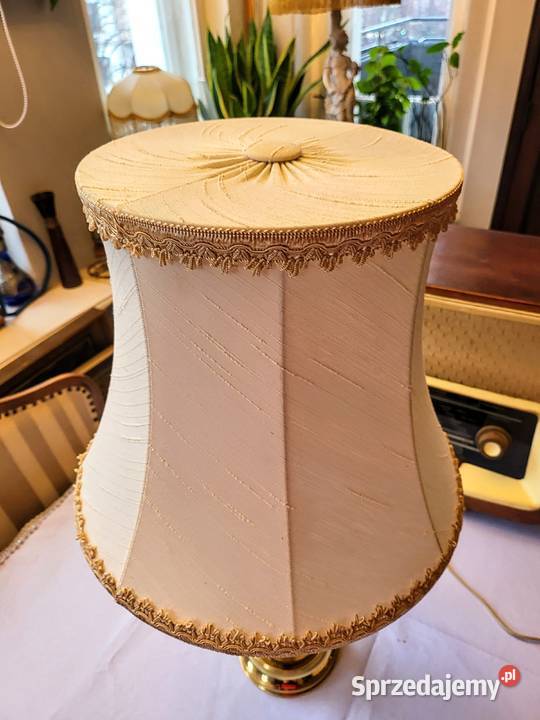 Lampa mosiężna lampka wieczorna Kalisz sprzedam