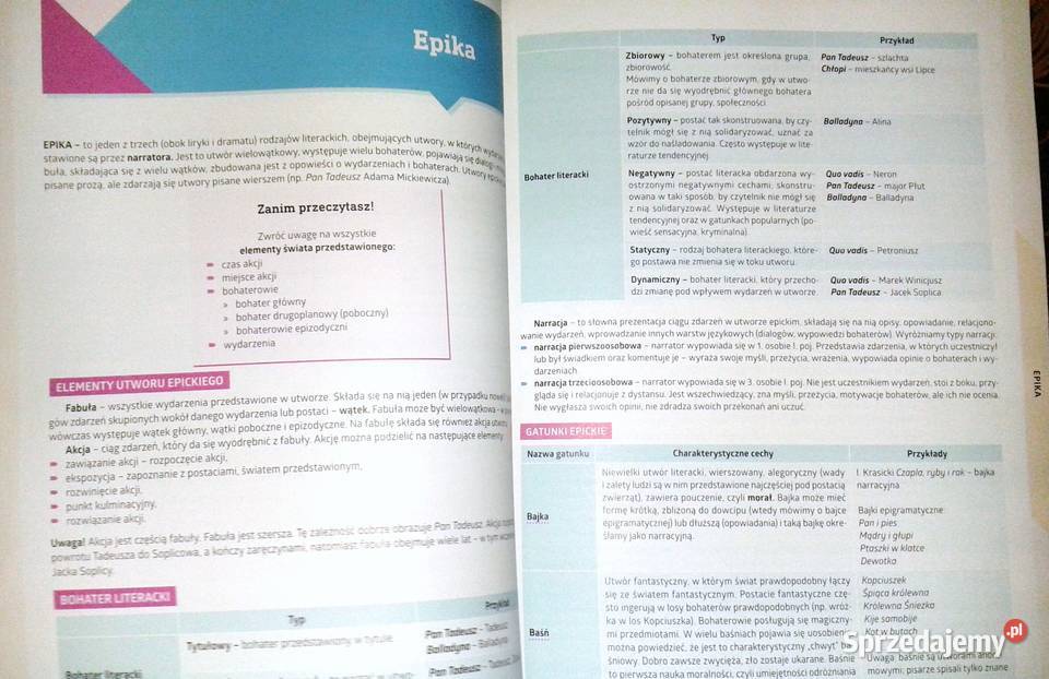 Język polski Egzamin ósmoklasisty na 100 lubelskie Chełm sprzedam