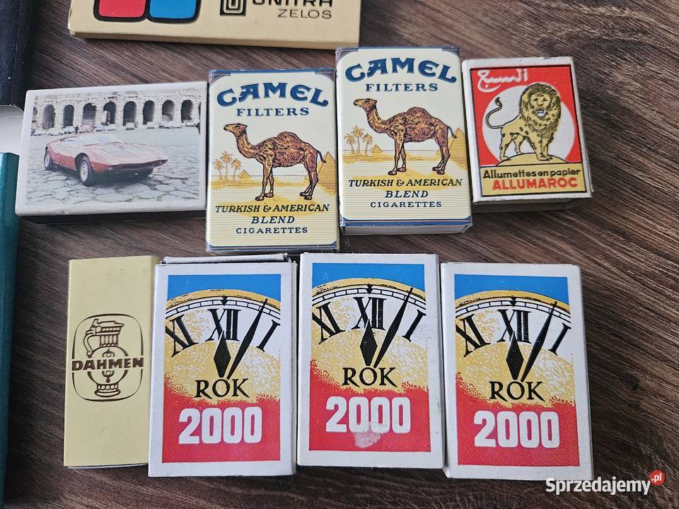 Zapałki PRL Maroko Camel Dahmen 2000 Unitra Kłodawa