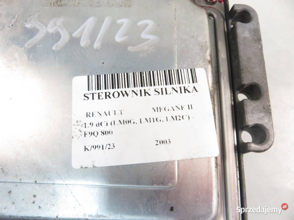 STEROWNIK RENAULT MEGANE II 19 dCi 8200305678 osobowe małopolskie