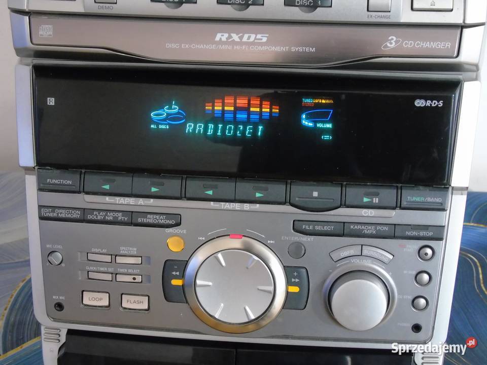 Wieża Sony HCDRXD5 RDS CD AUX 130 wat WYSYŁKA Jasło