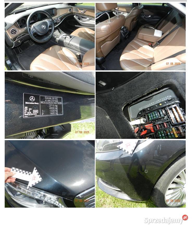 Mercedes Benz S 350 BlueTEC Mr 13 E 222 Bochnia