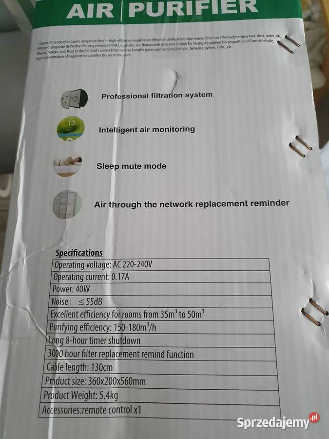 oczyszczacz powietrza nowy opolskie Opole