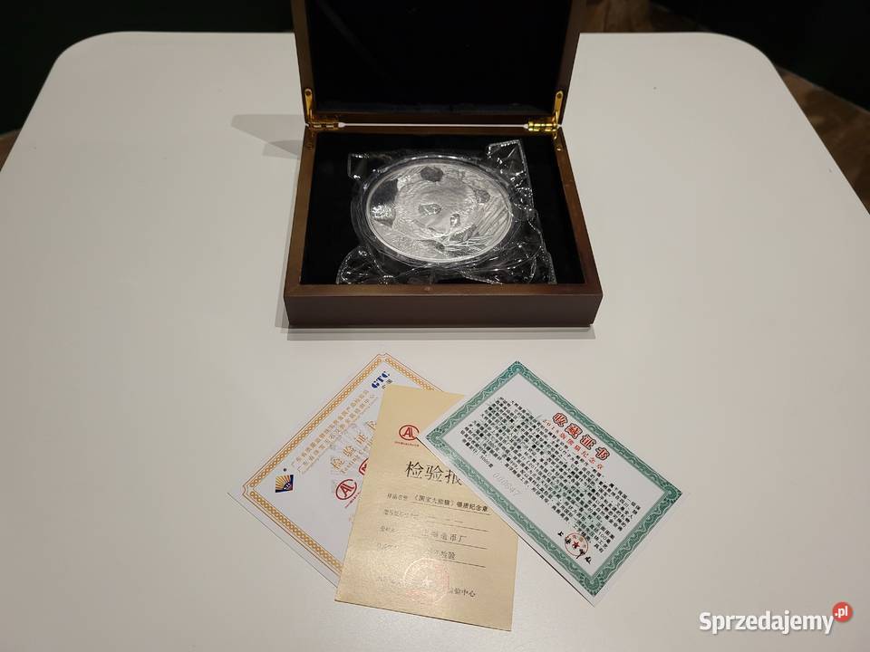Srebrna Moneta Chinese Panda 2018 1 lubelskie Lublin sprzedam