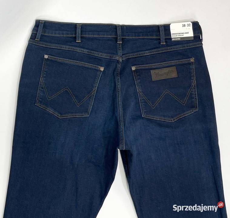 Spodnie męskie jeansy Wrangler Greensboro 803 Odzież codzienna podkarpackie Rzeszów sprzedam