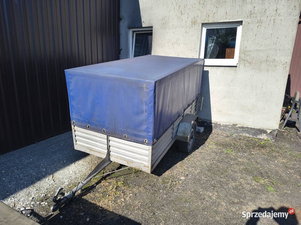 Przyczepka samochodowa 240 x 120 z plandeką Ludwina sprzedam