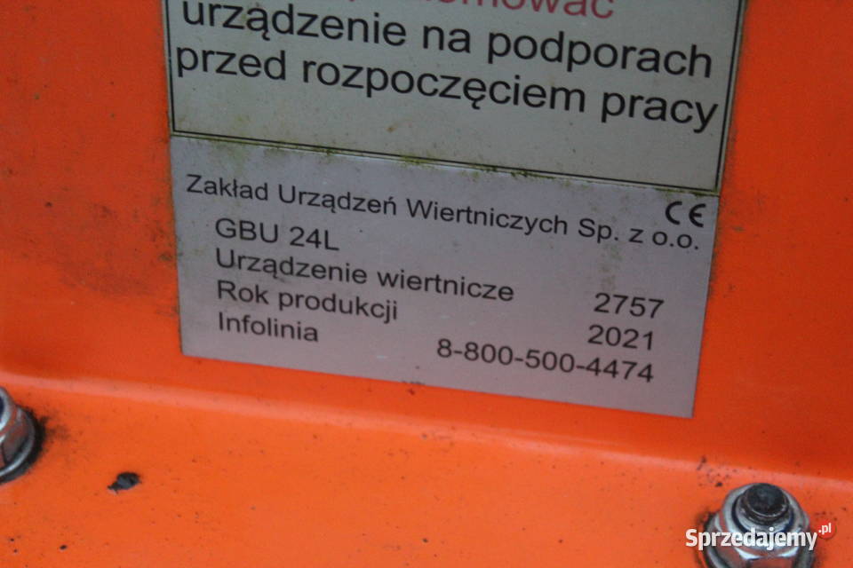 Wiertnica do studni WEBEN 2021 na przyczepce do Goleniów sprzedam