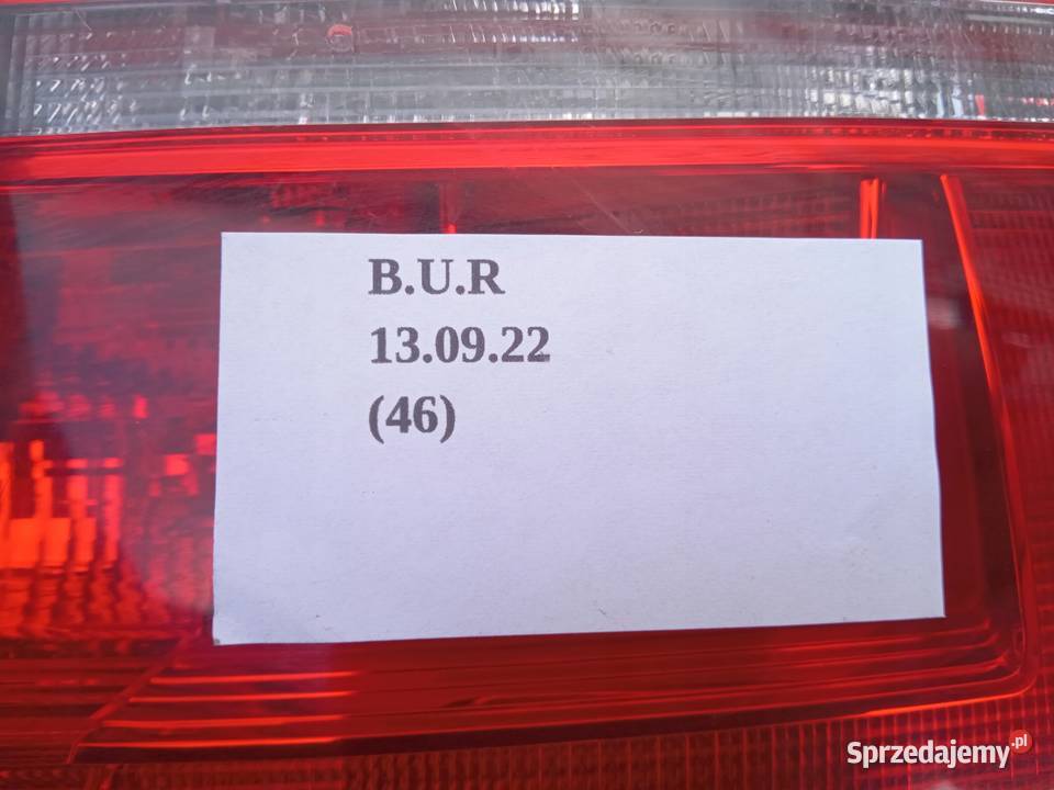 LAMPA W KLAPĘ PRAWA TYŁ VW GOLF VII SPORTSVAN Prawe Nowy Tomyśl