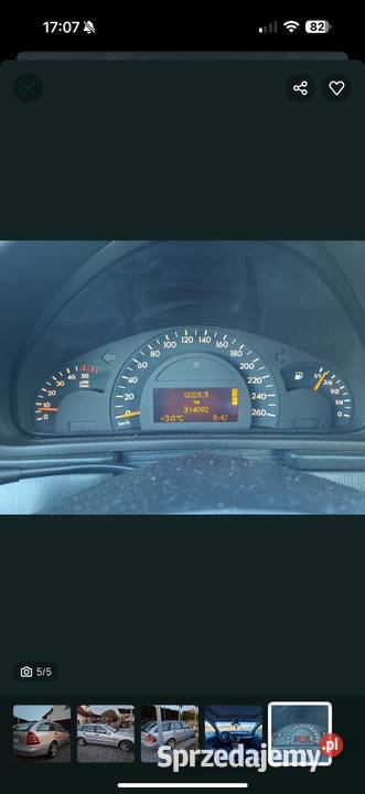 Mercedes c klasa 22 CDI automat sprzedam Klasa C Borki-Paduchy