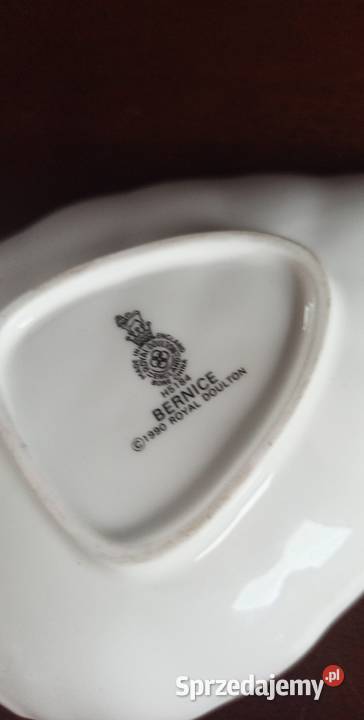 Listek porcelanowy 1990 Royal Doulton Bernice Gdańsk