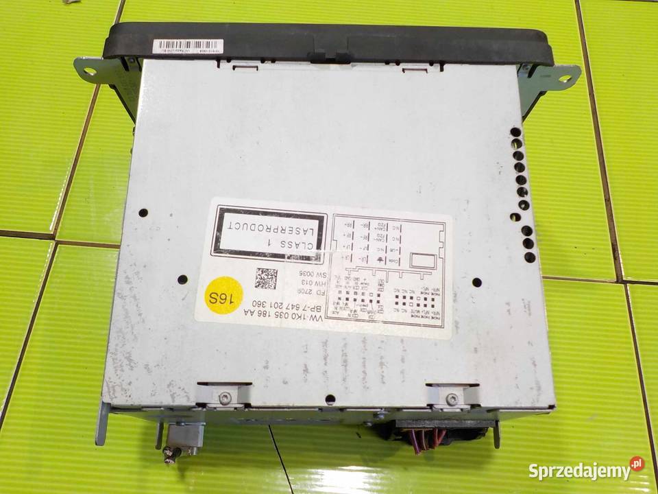 VW GOLF VI 10r radio CD 1K0035186AA Radioodtwarzacze mazowieckie