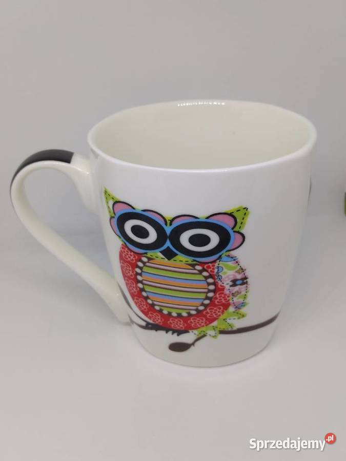 Kubki porcelanowe z sowami Radom